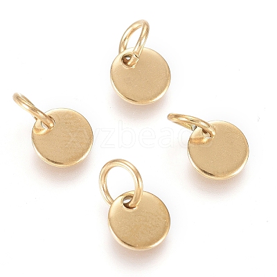 Ion Plating(IP) 304 Stainless Steel Charms X-EJEW-L238-03A-G-1