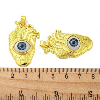 Real 18K Gold Plated Brass Pendants KK-L209-001G-02-1
