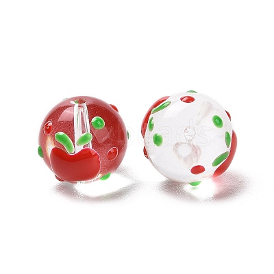 Handmade Glass Enamel Beads Strands LAMP-A001-A09-1