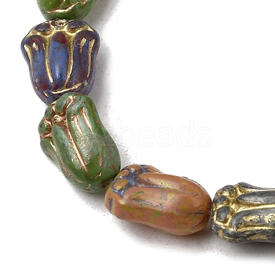 Painted Glass Beads Strands GLAA-Z021-16A-1