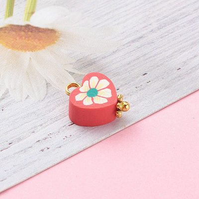 Handmade Polymer Clay Charms PALLOY-JF00706-1