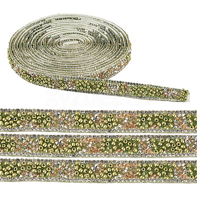 Hotfix Rhinestone Ribbon Trimming DIY-TAC0051-002C-1-1