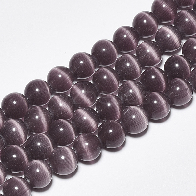 Cat Eye Beads Strands CE-M011-10mm-16-1
