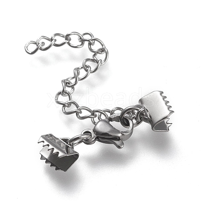Tarnish Resistant 304 Stainless Steel Curb Chain Extender STAS-K195-21P-02-1