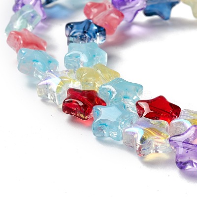 Transparent Glass Beads Strand GLAA-F112-02B-1