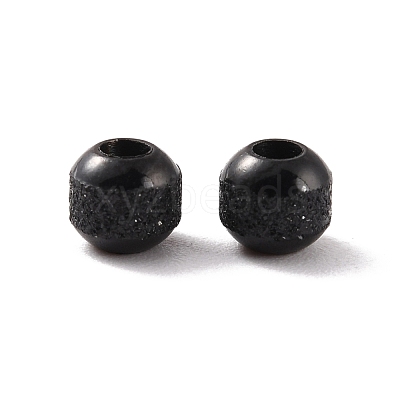 Textured 304 Stainless Steel Beads Ion Plating(IP) STAS-P306-01A-EB-1