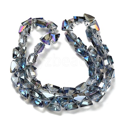 Electroplate Glass Beads Strands EGLA-P066-02A-HP04-1