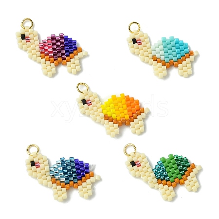 Handmade MIYUKI Seed Beads PALLOY-MZ00306-1