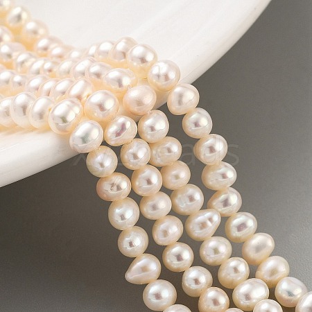 Natural Cultured Freshwater Pearl Beads Strands PEAR-C003-10F-1