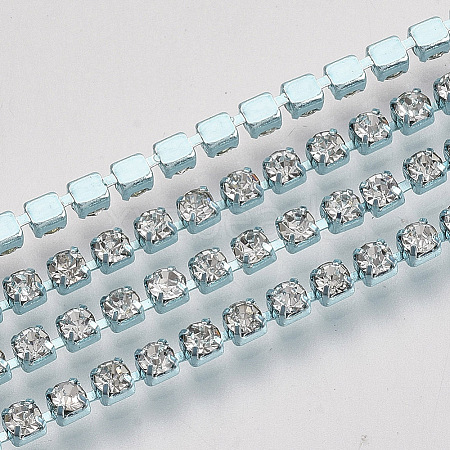 Electrophoresis Iron Rhinestone Strass Chains CHC-Q009-SS6.5-A01-1-1