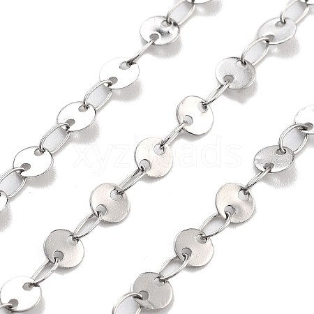 Non-Tarnish 304 Stainless Steel Link Chain CHS-H026-05B-P-1