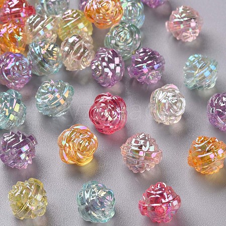 Transparent Acrylic Beads X-TACR-S154-33C-1