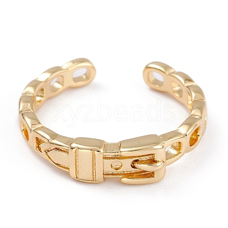 Brass Cuff Rings RJEW-B034-05G-1