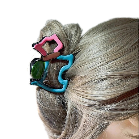 Plastic Claw Hair Clips PW-WG1D3B9-02-1