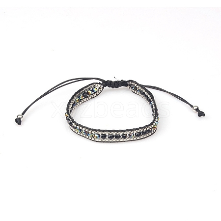 Polyster Braided Bead Bracelets PW23071081098-1