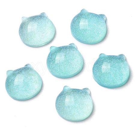 Translucent Resin Cabochons RESI-B016-02B-1