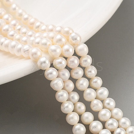 Natural Cultured Freshwater Pearl Beads Strands PEAR-C003-10H-1