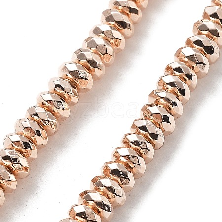 Electroplated Synthetic Non-magnetic Hematite Beads Strands G-I260-08D-1