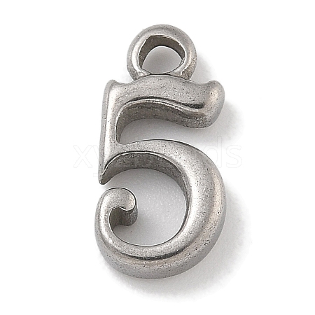 Anti-Tarnish 304 Stainless Steel Charms STAS-D197-03P-1