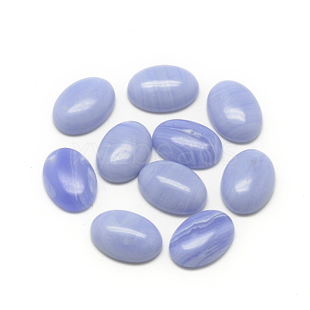 Natural Striped Agate/Banded Agate Cabochons X-G-R415-13x18-16-1