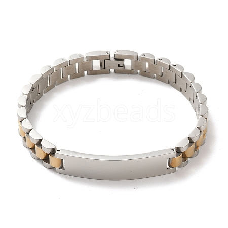 304 Stainless Steel Bracelets BJEW-I129-I-C-1