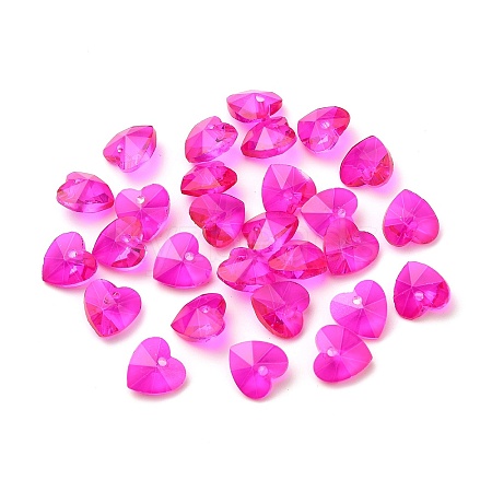 Romantic Valentines Ideas Glass Charms LS-X-G030V10mm-37-1