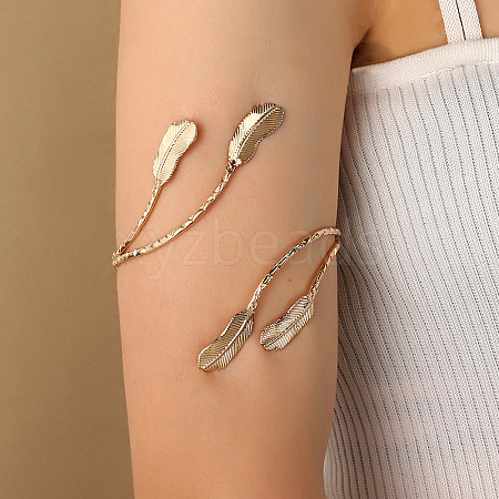 Alloy Arm Cuff Bangles WGA5578-04-1