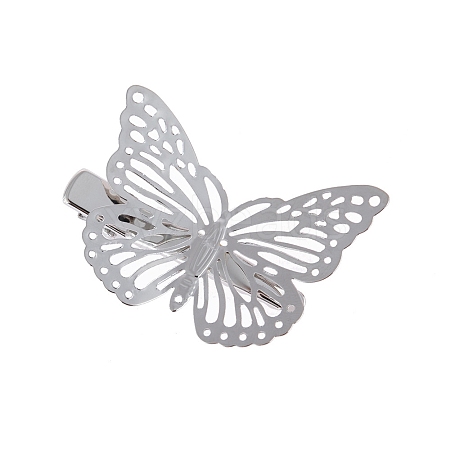 Hollow Butterfly Alloy Alligator Hair Clips PW-WG60457-02-1