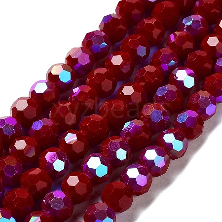 Opaque Glass Beads Strands EGLA-A035-P10mm-L02-1