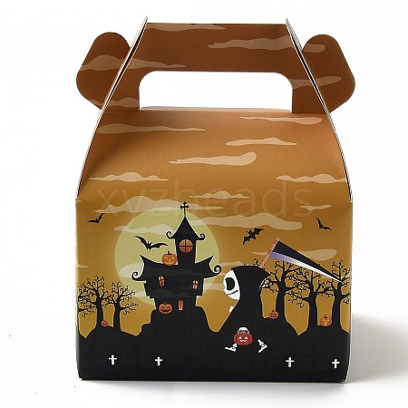 Halloween Theme Paper Cupcakes Boxes CON-I009-15D-1