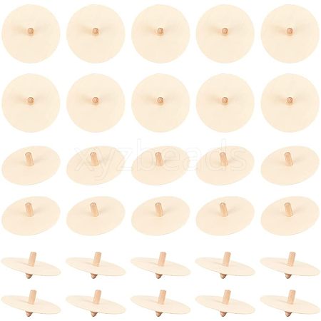 Wooden Spinning Tops WOOD-WH0027-66-1