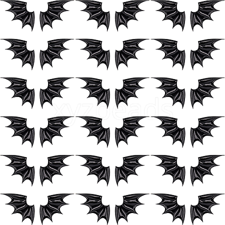 Gorgecraft 40Pcs 2 Style Demon Wing PU Leather Ornament Accessories FIND-GF0005-93C-1