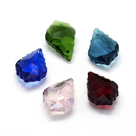 Faceted Glass Pendants X-GLAA-F068-C-1