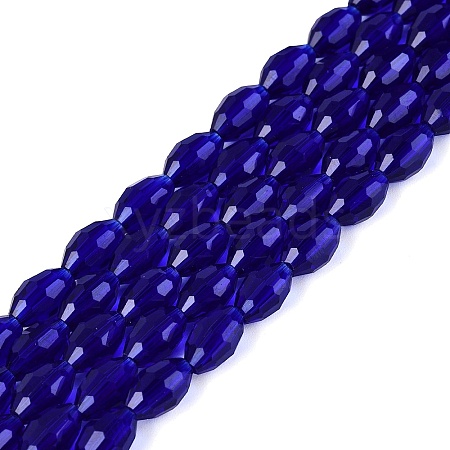 Transparent Glass Beads Strands LS-GLAA-N071-01A-A15-1