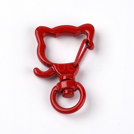 Zinc Alloy Baking Paint Swivel Clasps FW-TAC0002-02M-1