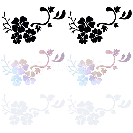12Pcs 3 Colors PET Self-Adhesive Stickers STIC-GF0001-26-1