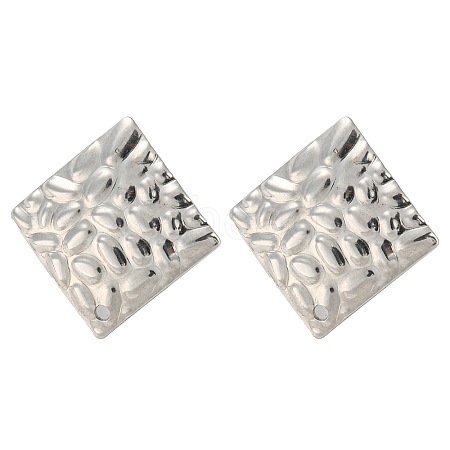 304 Stainless Steel Stud Earring Findings EJEW-D081-01D-P-1