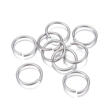 Tarnish Resistant 304 Stainless Steel Open Jump Rings STAS-P236-24P-1