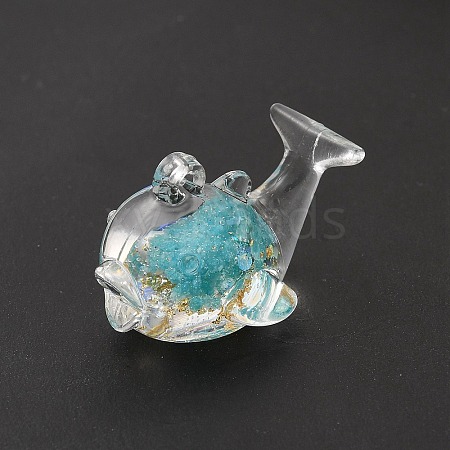 Luminous Transparent Resin Pendants RESI-A022-01B-1