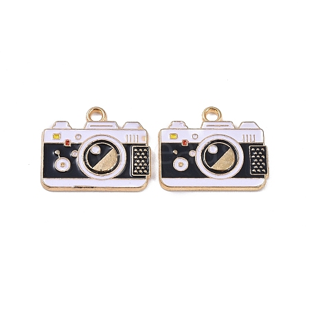 Alloy Enamel Pendants ENAM-R149-12A-G-1