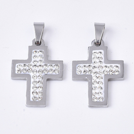 201 Stainless Steel Pendants STAS-N089-94P-1