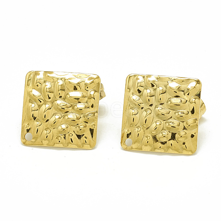 304 Stainless Steel Stud Earring Findings STAS-Q225-01G-1