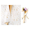 20 Sheets Plastic Gold Foil Flower Bouquets Wrapping Packaging DIY-TAC0025-13A-2