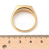 316L Stainless Steel Natural Malachite Finger Rings for Women RJEW-U054-02C-01G-5