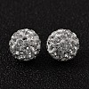 Grade A Rhinestone Pave Disco Ball Beads RB-Q101-12-2