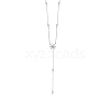 SHEGRACE Rhodium Plated 925 Sterling Silver Pendant Necklaces JN828A-1