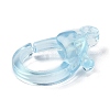 Transparent Plastic Lobster CLaw Clasps KY-H005-A02-4