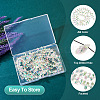  2 Strands Electroplate Transparent Glass Faceted Teardrop Beads Strand EGLA-TA0001-36B-5