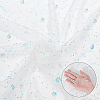 Sequined Tulle Lace Mesh Polyester Fabric DIY-WH0033-83-3