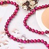 Natural Rose Tiger Eye Beads Strands LS-G-G099-8mm-3-6